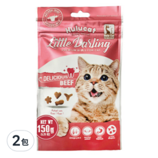 HULUCAT 貓用卡滋化毛潔牙餅，4種造型，6種口味, 150g, 2包