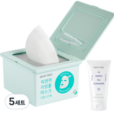 듀이트리 스페셜 픽앤퀵 뽑아쓰는 마스크 카밍풀 + 하이아미노 폼 50ml, 5세트