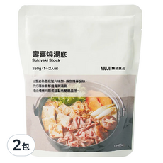 MUJI 無印良品 壽喜燒湯底, 350g, 2包