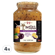 꽃샘 패션후르츠, 1kg, 1개입, 4개