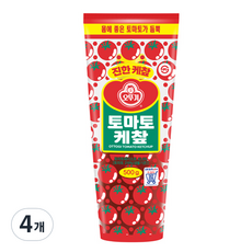 오뚜기 토마토 케챂, 500g, 4개