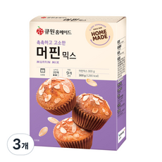 큐원 머핀 믹스, 300g, 3개