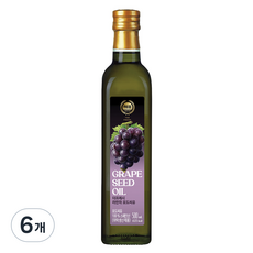 해표 더프레시 라만차 포도씨유, 500ml, 6개