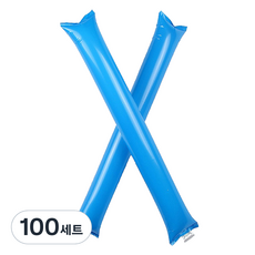 製作Hobby彩棒啦啦隊雙方運動比賽用啦啦隊球套裝, 100套, 17 藍色