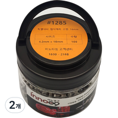 이노공구 접시머리 스텐 직결나사 4.2 x 16 mm 1285, 2개