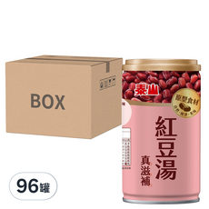 TAISUN 泰山 100%無添加紅豆湯, 330g, 96罐