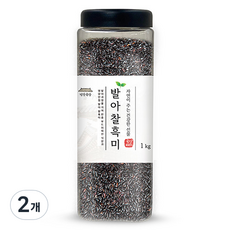 건강곡간 발아찰흑미, 1kg, 2개