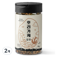 디쉬프로젝트 후리가케 김맛, 65g, 2개