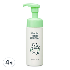 아이보들 페이셜 클렌저, 4개, 140ml