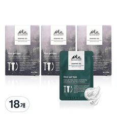 Manhurst 刮鬍凝膠 便攜包 10入, 40g, 18個