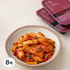 바다원 식도감 매콤어묵볶음, 130g, 8팩