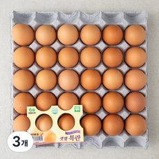 샛별뜨락 무항생제 특란, 30구, 3개