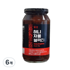 꽃샘 허니 자몽블랙티, 800g, 6개, 6개