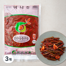 아나 양념마늘쫑, 1kg, 3개