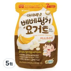韓國 ivenet 豆豆餅乾, 香蕉風味, 5包, 20g