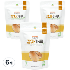 산마을 동결건조 감자가루, 100g, 6개