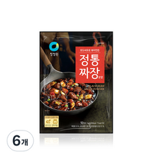  청정원 정통 짜장 분말, 1kg, 6개 