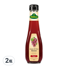 Kuhne 冠利 精選紅葡萄酒醋 調理食醋, 250ml, 2瓶
