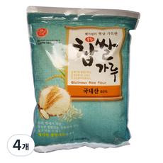 해가원 복합 찹쌀가루 60%, 1kg, 4개