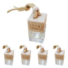 Librecandle 車用方形擴香組 木質蓋 Set, 6毫升 5個