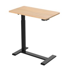 전동식 높이조절 이동식 사이드 테이블 MSD1, 블랙
