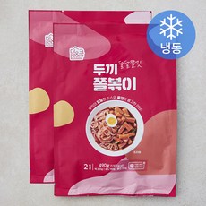 밀앤쿡 두끼 쫄볶이 (냉동), 490g, 2개 490g, 2개