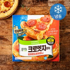 풀무원 크로엣지 피자 토마토&페퍼로니 (냉동), 350g, 1개