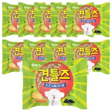 개기월식 강아지 견틀즈 치즈와 베지터블 80g, 치즈 + 베지터블 혼합맛, 10개