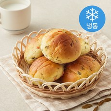 프레시오늘 우리밀 유크림 100% 우리야채 모닝빵 6개입 (냉동), 180g, 1개 180g, 1개