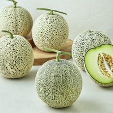 새벽경매 가정용 실속 머스크메론 5~6입, 1개, 7.5kg