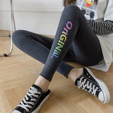 오리지널 레인보우 하이웨스트 임산부 9부 레깅스