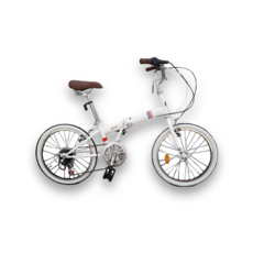 도시형 접이식 미니벨로 자전거 씨티크루저 에코20 7단 20형, 화이트