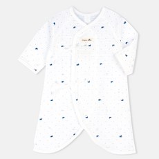 Organic Boom 幼兒款Baby Whale夏季包屁衣