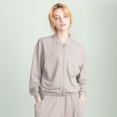 女運動彈性飛行員夾克