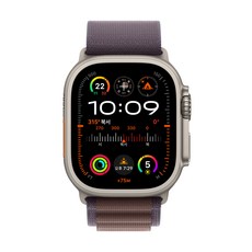 Apple 애플워치 Ultra 2 티타늄 알파인 루프, 인디고, Medium, 49mm, GPS+Cellular