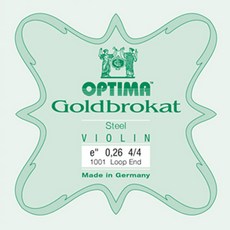 Optima 弦金布羅卡特鋼小提琴 E 弦 0.26 環, 0.26 Loop, 混色