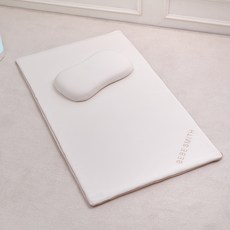 베베스미스 유아용 통잠 푸딩 패드, 화이트, 1개
