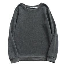 하이어리 세미 오버핏 무지 맨투맨