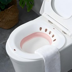 Roiwing 家庭用溫浴折疊式坐浴器, Pink, 1個