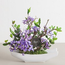 花朵樹木假花斯堪地亞安碗, 紫色