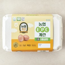 농협 EPC 무항생제 인증 1등급 특란 900g, 1개, 15구 1개, 15구