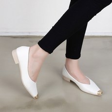 화이트플랫슈즈