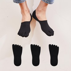 싹스탑 남성용 시원한 메쉬 발가락 덧신 양말 3족 세트 스탑 남성용 시원한 메쉬 발가락 덧신 양말 3족 세트