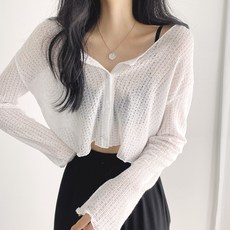 女款 Huirin Sugar 短版開襟衫