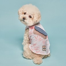 SUPER PET 狗狗狗狗口袋涼感T恤, 1個, 粉色