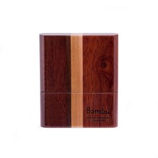 Bamboo高音薩克斯風/Bb單簧管專用簧片收納包 條紋, 棕色, 1個