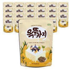 쿠키아 옥뚜카지 뚜부 옥수수 두부과자, 50g, 24개