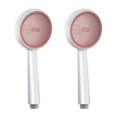 에버하우스 파스텔 유니크 샤워헤드 핑크, 2개