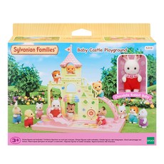 EPOCH 森林家族 附公仔 道具城堡遊樂場款, 內附紅色衣服巧克力兔寶寶, 1盒