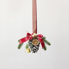 Sonio松果聖誕節室內裝飾裝飾, 05雪紅, 1個